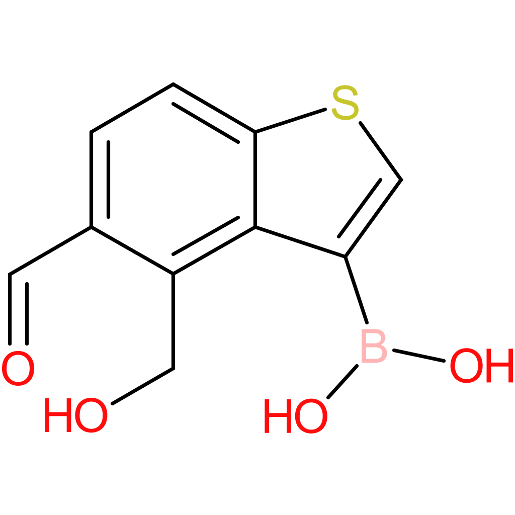 5-formyl-4-(hydroxymethyl)benzothiophene-3-boronic acid