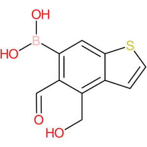 5-formyl-4-(hydroxymethyl)benzothiophene-6-boronic acid