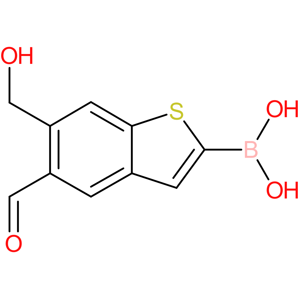 5-formyl-6-(hydroxymethyl)benzothiophene-2-boronic acid