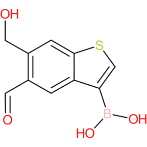 5-formyl-6-(hydroxymethyl)benzothiophene-3-boronic acid