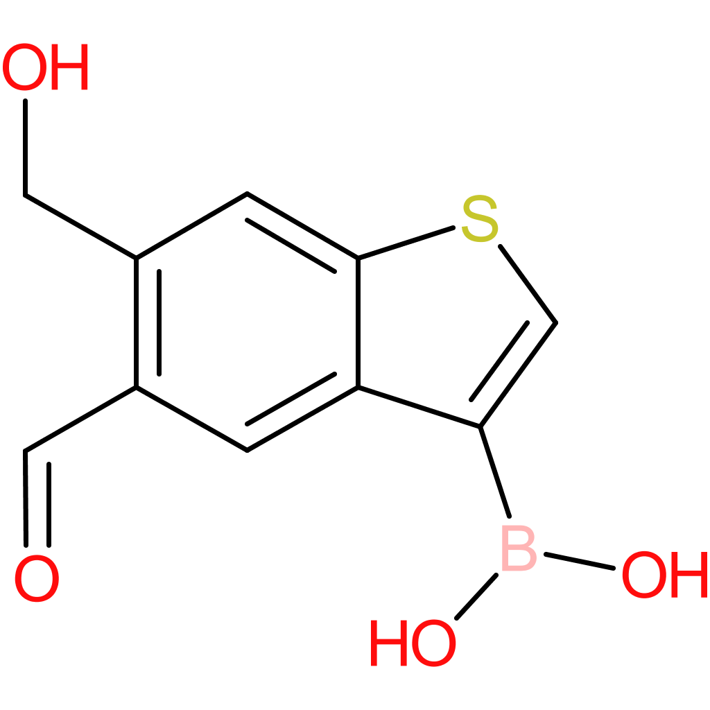5-formyl-6-(hydroxymethyl)benzothiophene-3-boronic acid