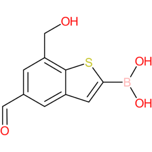 5-formyl-7-(hydroxymethyl)benzothiophene-2-boronic acid