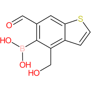 6-formyl-4-(hydroxymethyl)benzothiophene-5-boronic acid