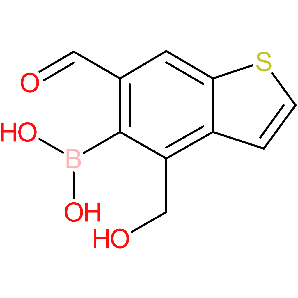 6-formyl-4-(hydroxymethyl)benzothiophene-5-boronic acid