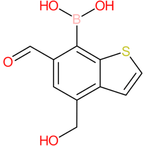 6-formyl-4-(hydroxymethyl)benzothiophene-7-boronic acid