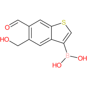 6-formyl-5-(hydroxymethyl)benzothiophene-3-boronic acid