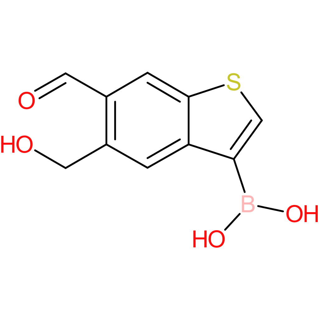 6-formyl-5-(hydroxymethyl)benzothiophene-3-boronic acid