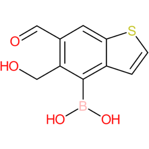 6-formyl-5-(hydroxymethyl)benzothiophene-4-boronic acid