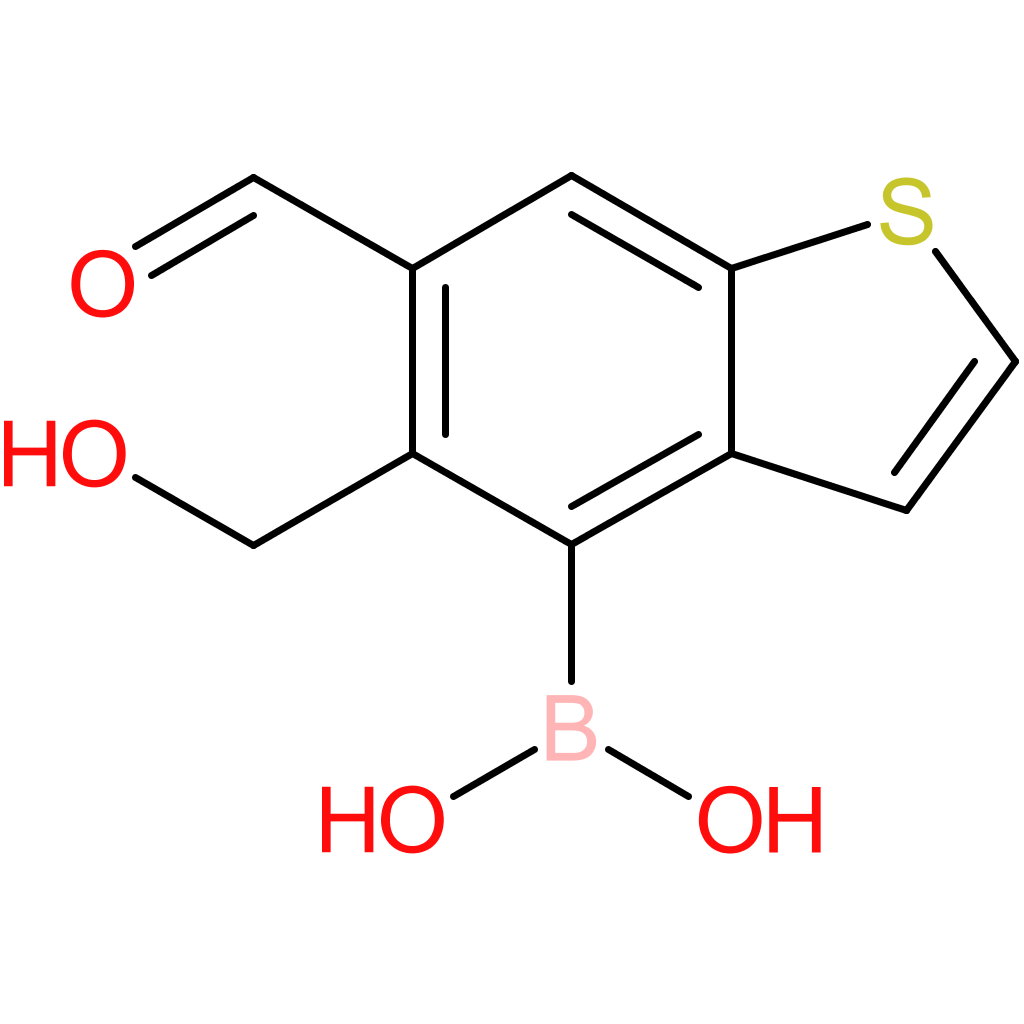 6-formyl-5-(hydroxymethyl)benzothiophene-4-boronic acid