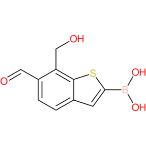 6-formyl-7-(hydroxymethyl)benzothiophene-2-boronic acid