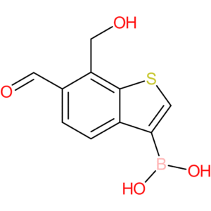 6-formyl-7-(hydroxymethyl)benzothiophene-3-boronic acid