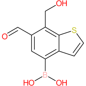 6-formyl-7-(hydroxymethyl)benzothiophene-4-boronic acid