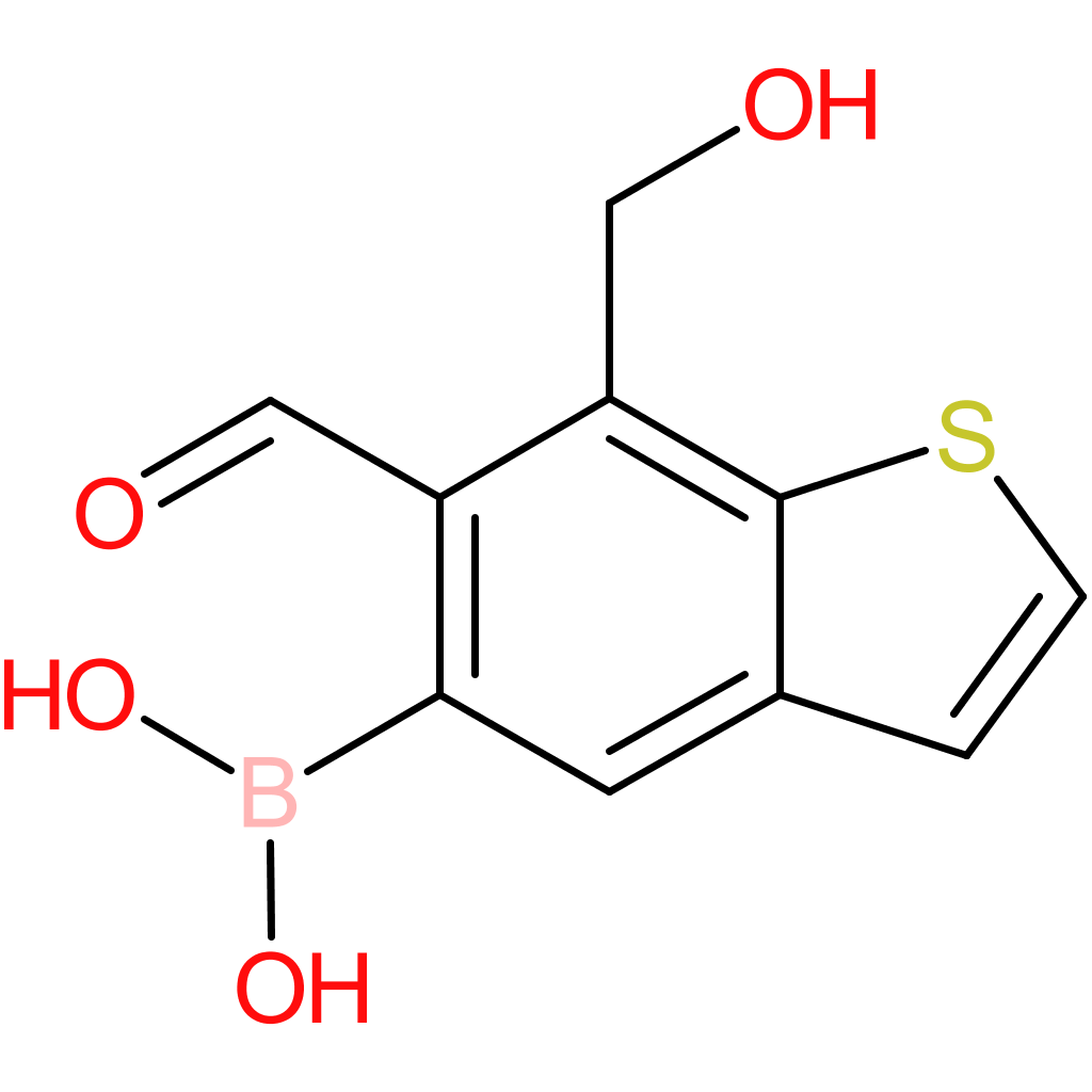 6-formyl-7-(hydroxymethyl)benzothiophene-5-boronic acid