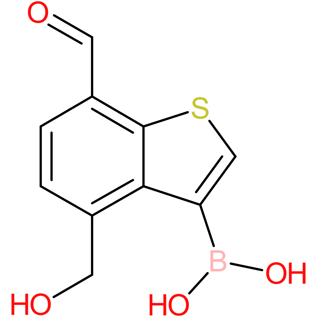 7-formyl-4-(hydroxymethyl)benzothiophene-3-boronic acid