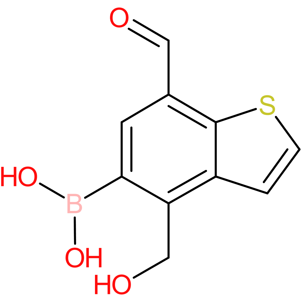 7-formyl-4-(hydroxymethyl)benzothiophene-5-boronic acid