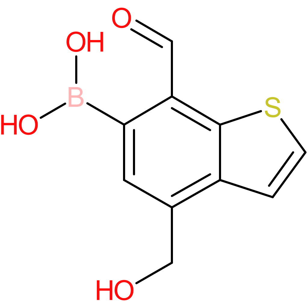 7-formyl-4-(hydroxymethyl)benzothiophene-6-boronic acid