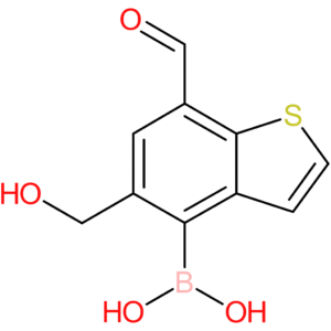 7-formyl-5-(hydroxymethyl)benzothiophene-4-boronic acid