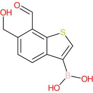 7-formyl-6-(hydroxymethyl)benzothiophene-3-boronic acid