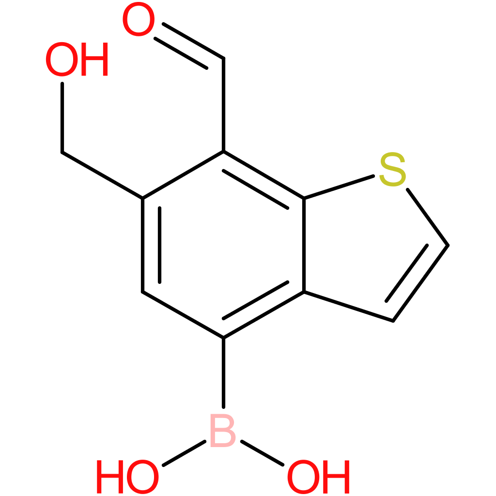 7-formyl-6-(hydroxymethyl)benzothiophene-4-boronic acid
