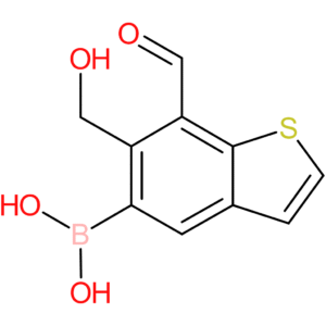 7-formyl-6-(hydroxymethyl)benzothiophene-5-boronic acid