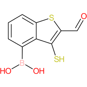 2-formyl-3-mercaptobenzothiophene-4-boronic acid