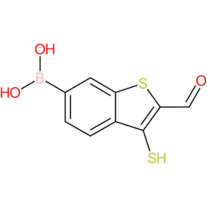 2-formyl-3-mercaptobenzothiophene-6-boronic acid