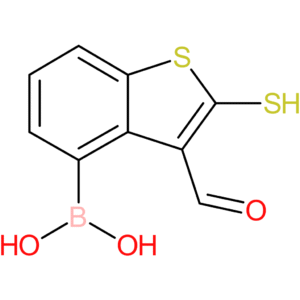 3-formyl-2-mercaptobenzothiophene-4-boronic acid