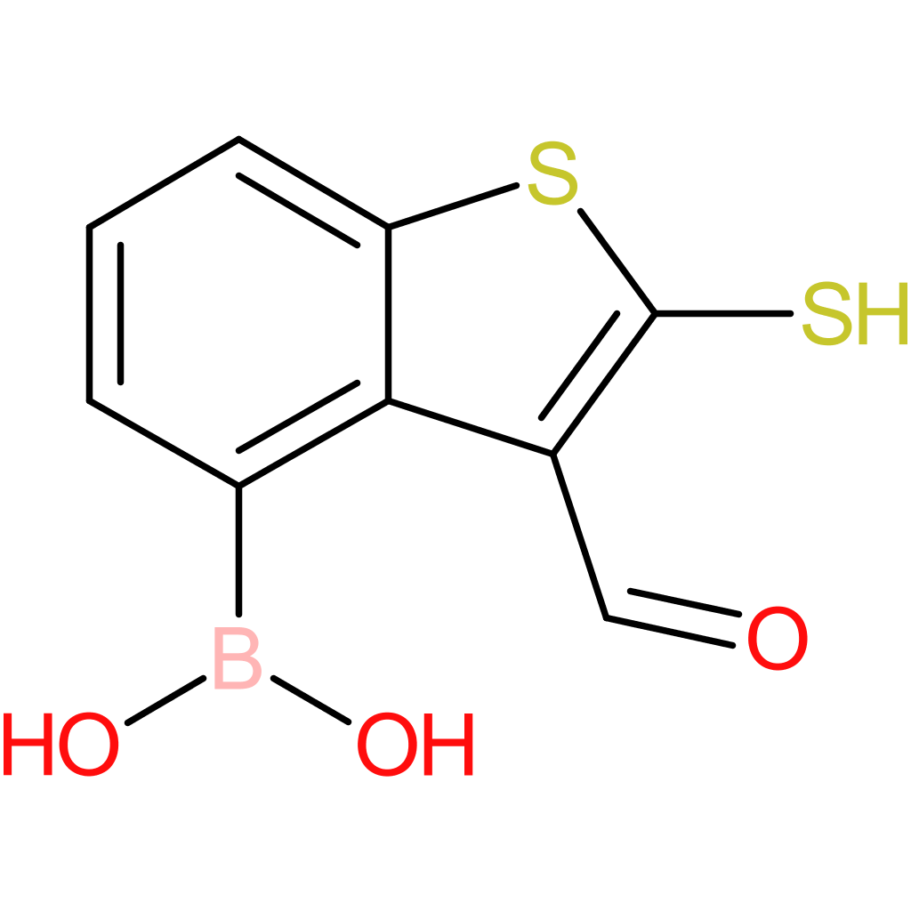 3-formyl-2-mercaptobenzothiophene-4-boronic acid