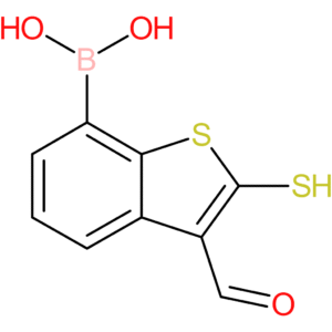 3-formyl-2-mercaptobenzothiophene-7-boronic acid