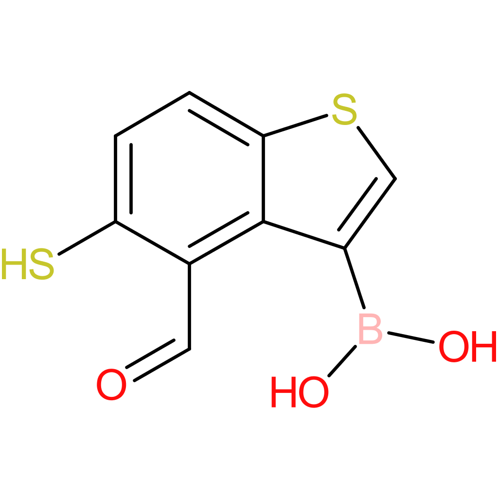 4-formyl-5-mercaptobenzothiophene-3-boronic acid