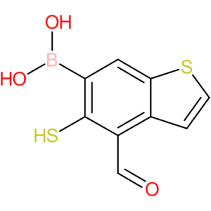 4-formyl-5-mercaptobenzothiophene-6-boronic acid