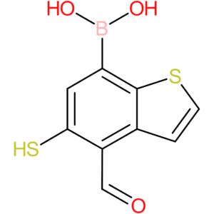4-formyl-5-mercaptobenzothiophene-7-boronic acid