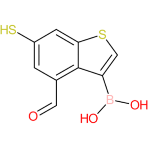 4-formyl-6-mercaptobenzothiophene-3-boronic acid