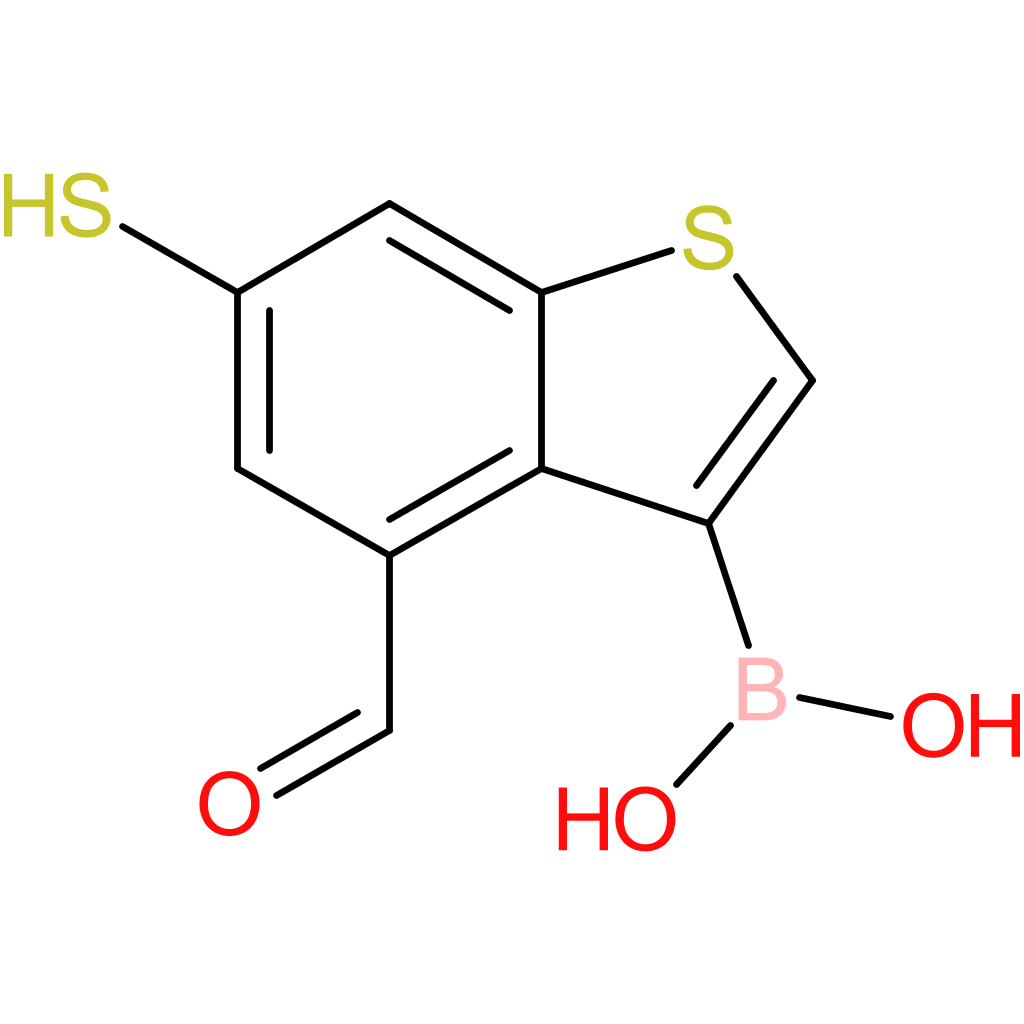 4-formyl-6-mercaptobenzothiophene-3-boronic acid