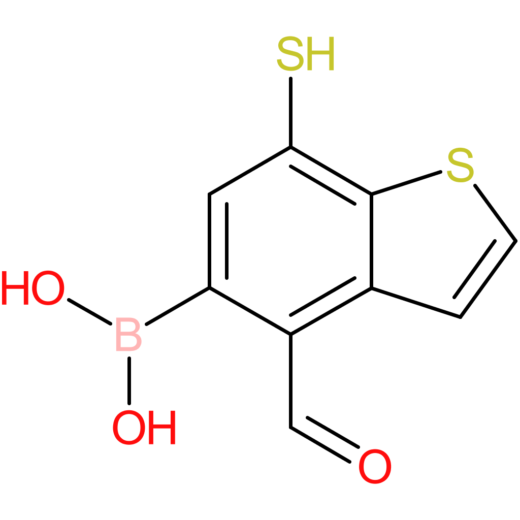 4-formyl-7-mercaptobenzothiophene-5-boronic acid