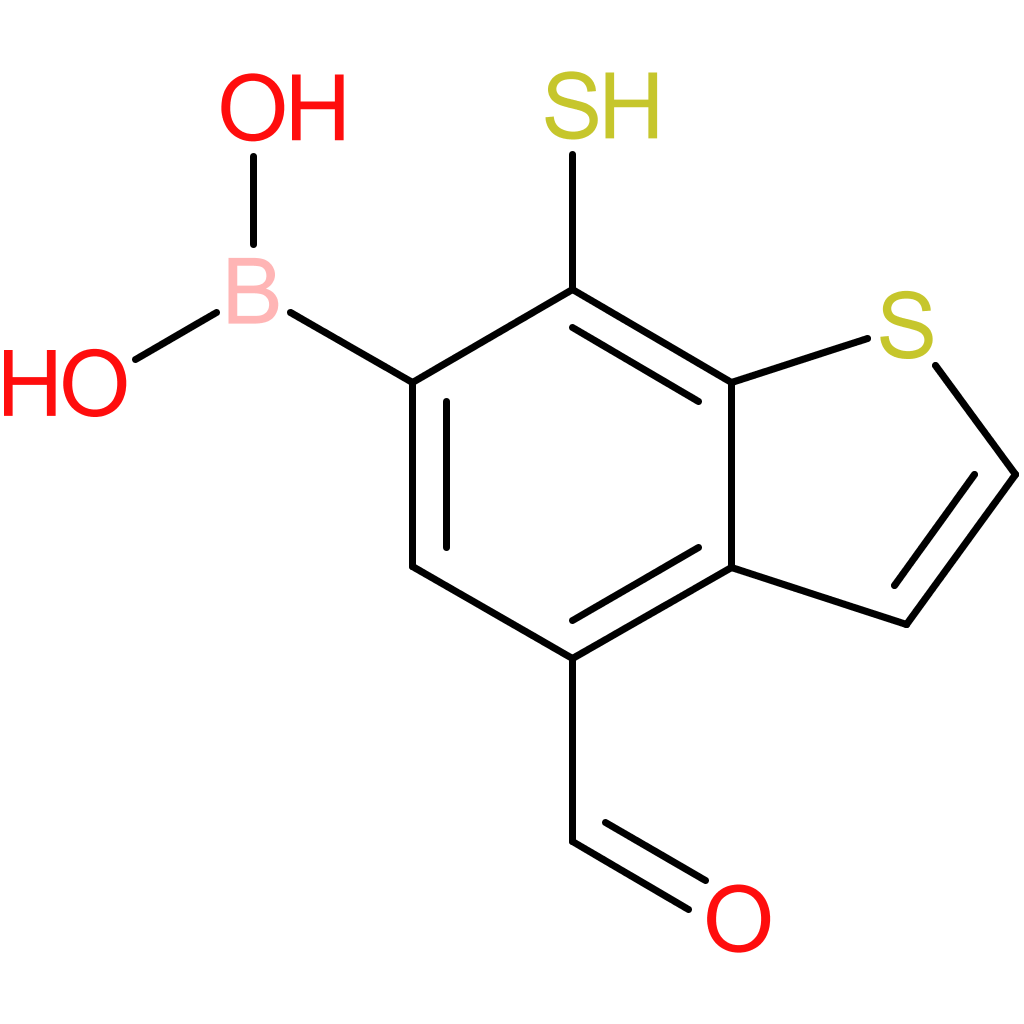 4-formyl-7-mercaptobenzothiophene-6-boronic acid