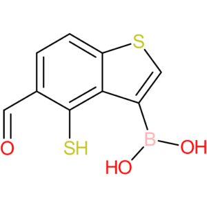 5-formyl-4-mercaptobenzothiophene-3-boronic acid