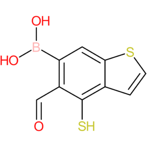 5-formyl-4-mercaptobenzothiophene-6-boronic acid