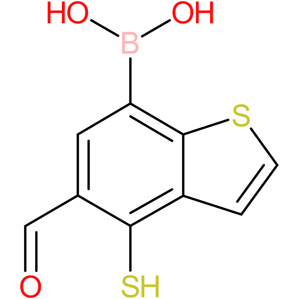 5-formyl-4-mercaptobenzothiophene-7-boronic acid