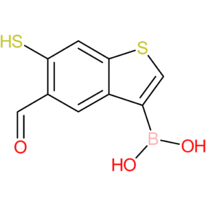 5-formyl-6-mercaptobenzothiophene-3-boronic acid