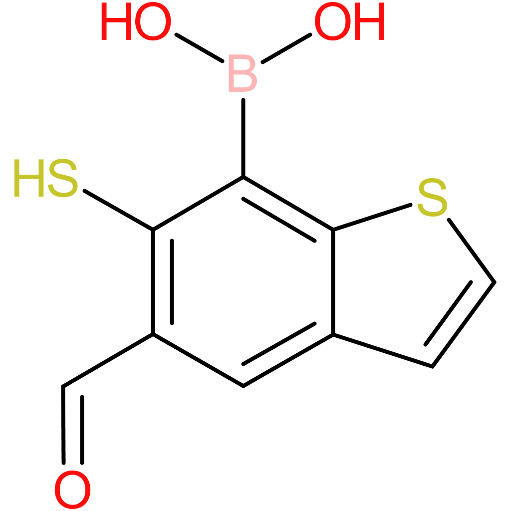 5-formyl-6-mercaptobenzothiophene-7-boronic acid