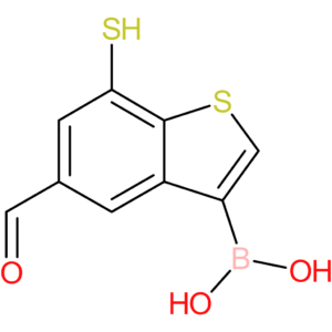 5-formyl-7-mercaptobenzothiophene-3-boronic acid