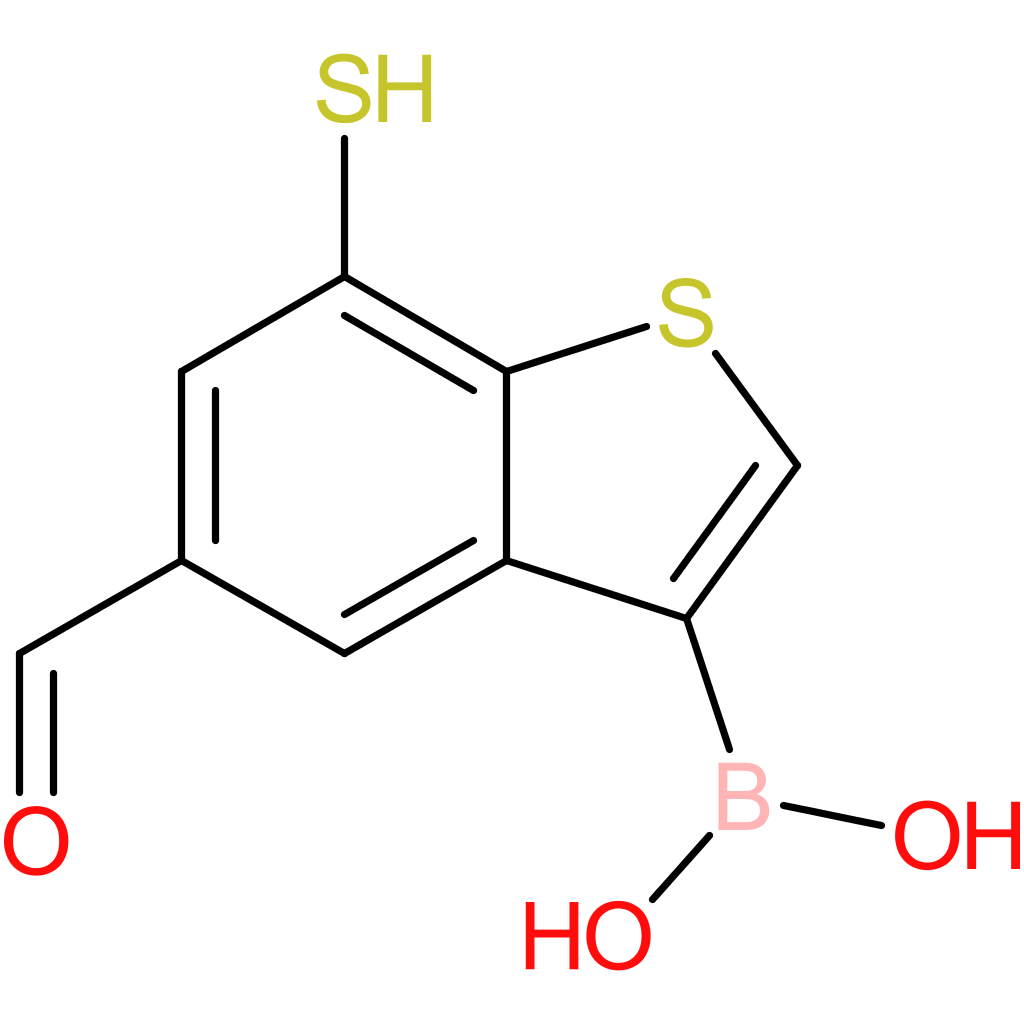 5-formyl-7-mercaptobenzothiophene-3-boronic acid