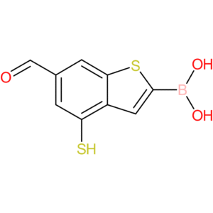 6-formyl-4-mercaptobenzothiophene-2-boronic acid