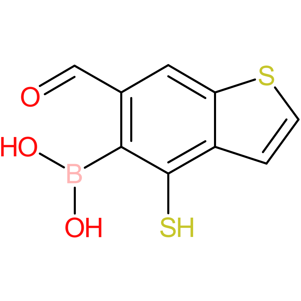 6-formyl-4-mercaptobenzothiophene-5-boronic acid