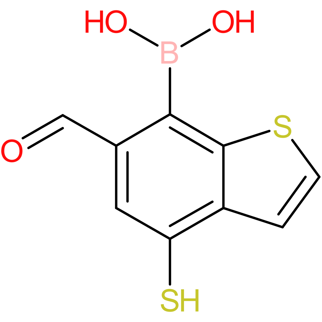 6-formyl-4-mercaptobenzothiophene-7-boronic acid