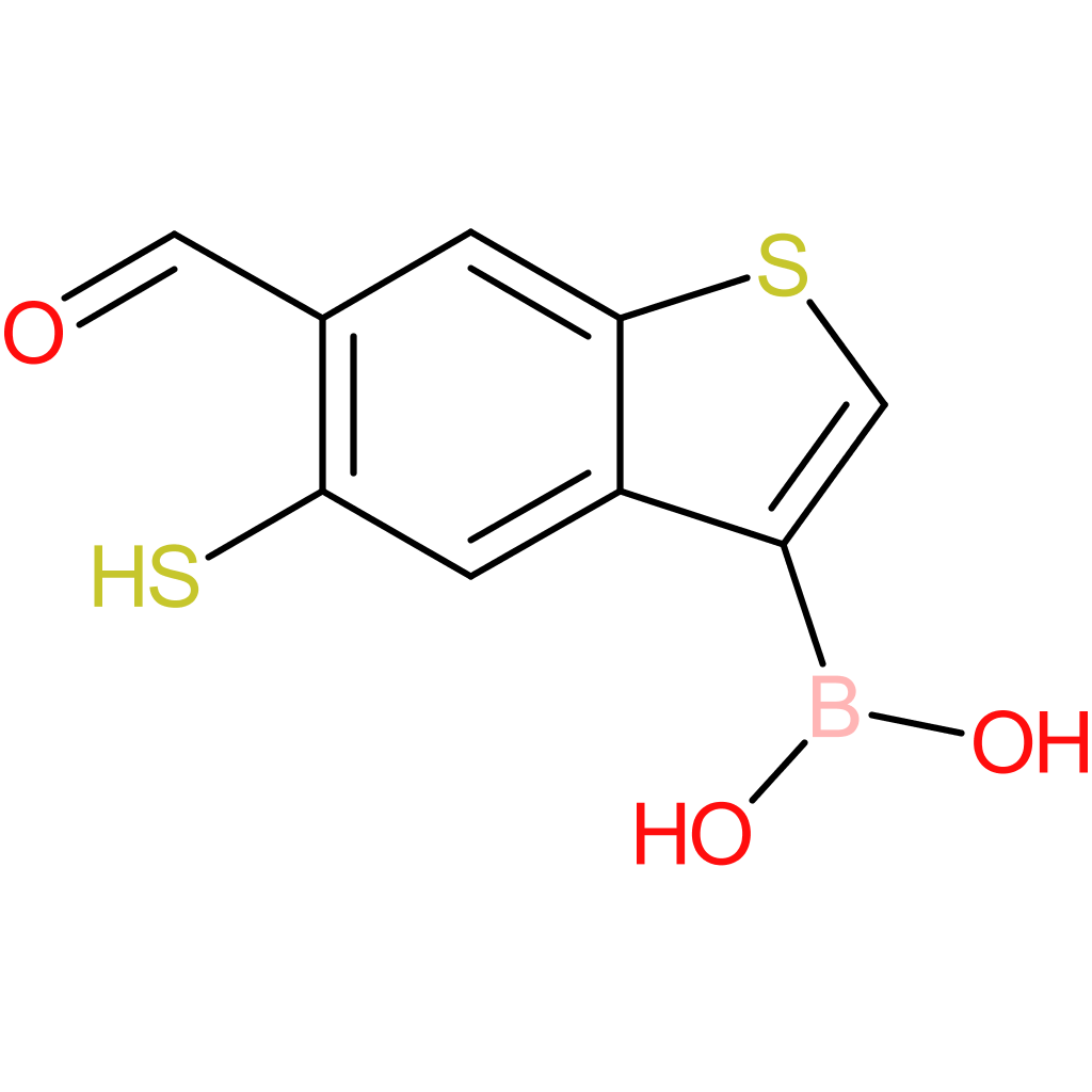 6-formyl-5-mercaptobenzothiophene-3-boronic acid