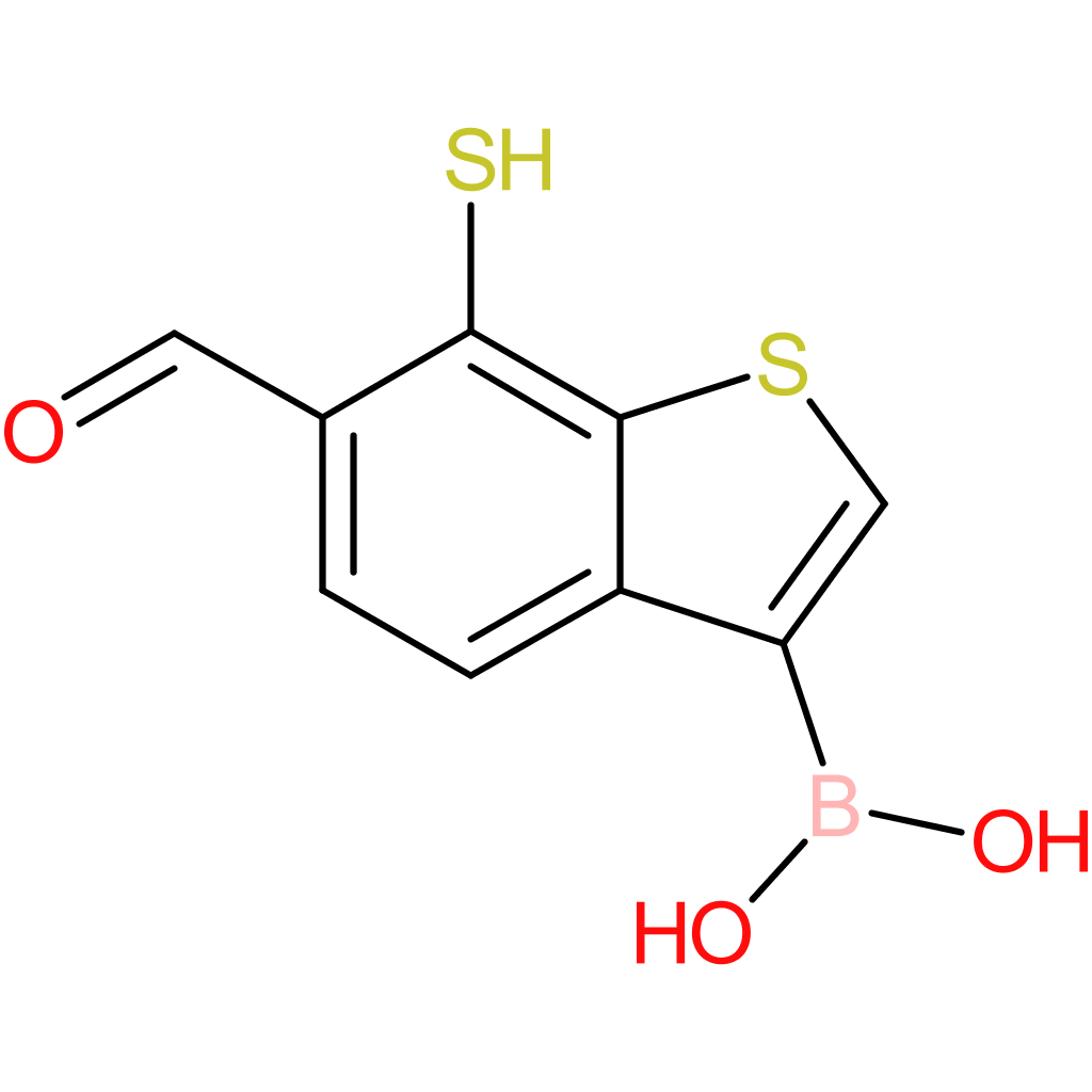 6-formyl-7-mercaptobenzothiophene-3-boronic acid
