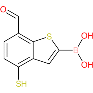 7-formyl-4-mercaptobenzothiophene-2-boronic acid