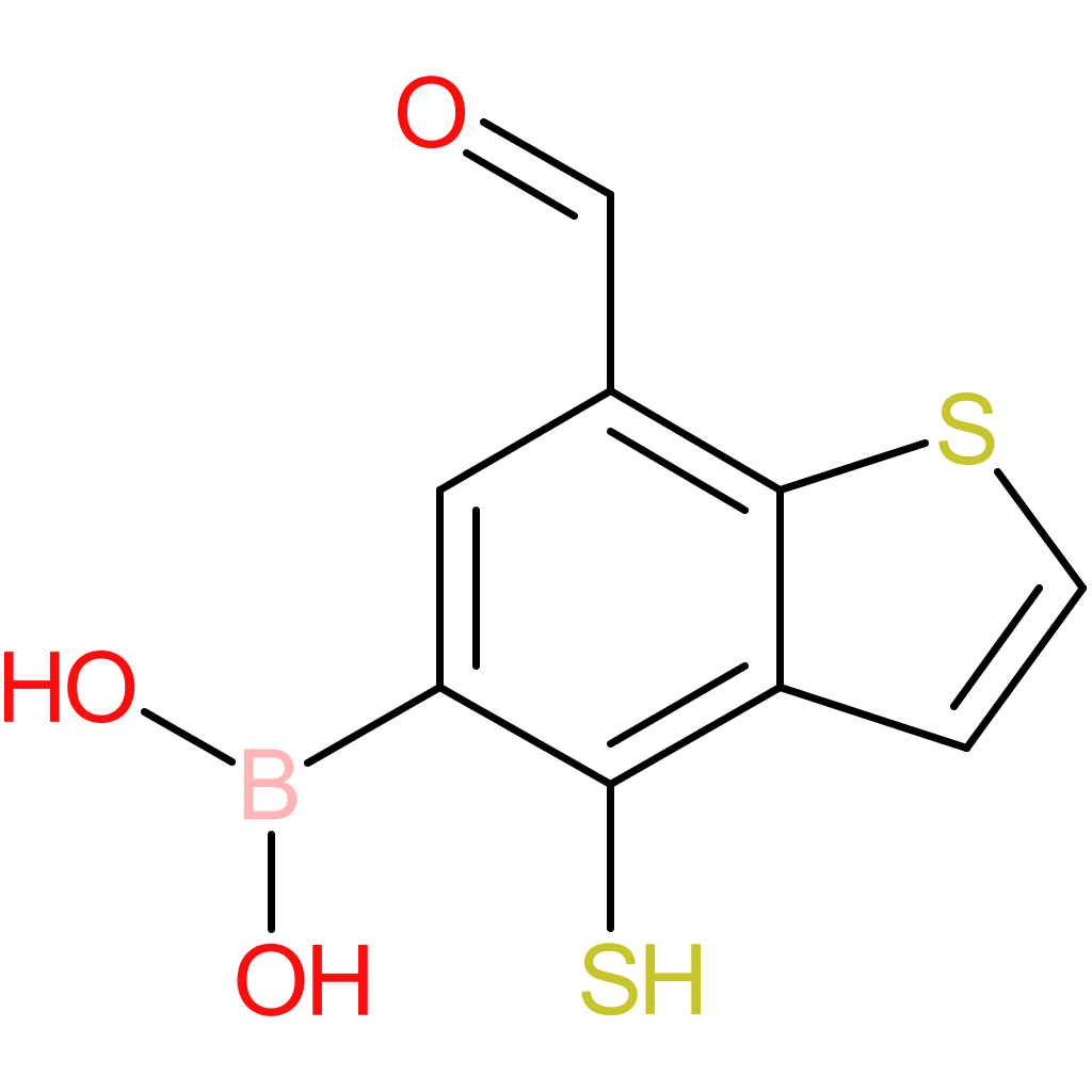 7-formyl-4-mercaptobenzothiophene-5-boronic acid